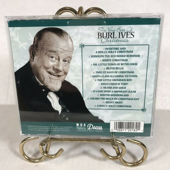 The Very Best of Burl Ives Christmas Music CD MCA Rudolph Red Nosed Reindeer - Picture 2 of 7